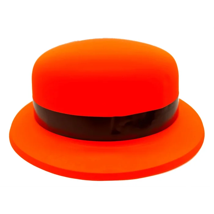  Neon Partisi Turuncu Renk Melon Plastik Parti Şapkası