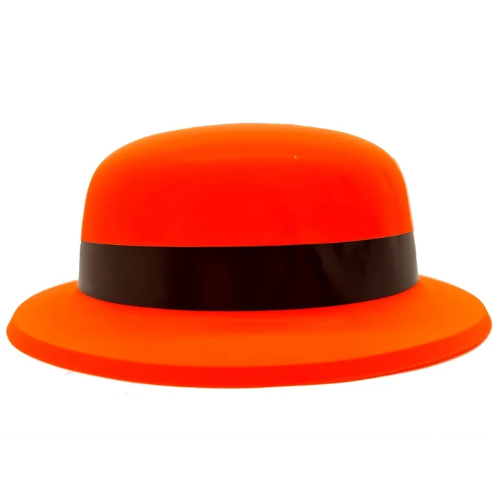 BUĞZ Neon Partisi Turuncu Renk Melon Plastik Parti Şapkası - Lisinya