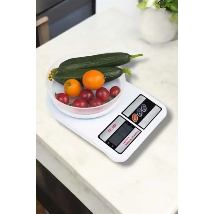  Net LCD Ekran ve Otomatik Kapanma Özelliği ile Uzun Ömürlü Dijital Mutfak Tartısı
