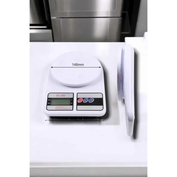  Net LCD Ekran ve Otomatik Kapanma Özelliği ile Uzun Ömürlü Dijital Mutfak Tartısı