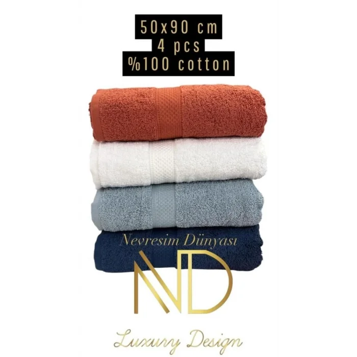 BUĞZ Nevresim Dünyası 50x100 4lü Havlu Prime 3