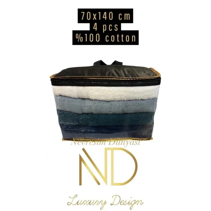 BUĞZ Nevresim Dünyası 70x140 4lü Havlu Prime 4