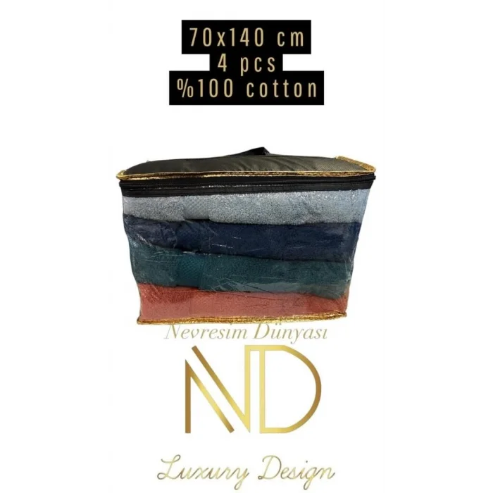 BUĞZ Nevresim Dünyası 70x140 4lü Havlu Prime 5