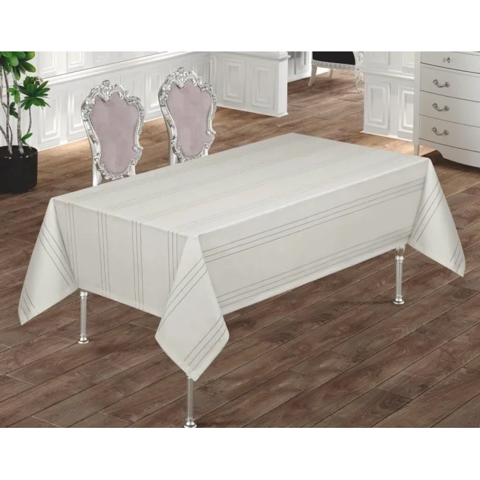 BUĞZ Nevresim Dünyası Dertsiz Masa Örtüsü 160x220 Krem