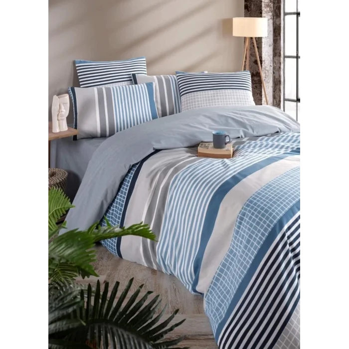  Nevresim Dünyası Ranforce Çift Kişilik Nevresim Takımı Arden