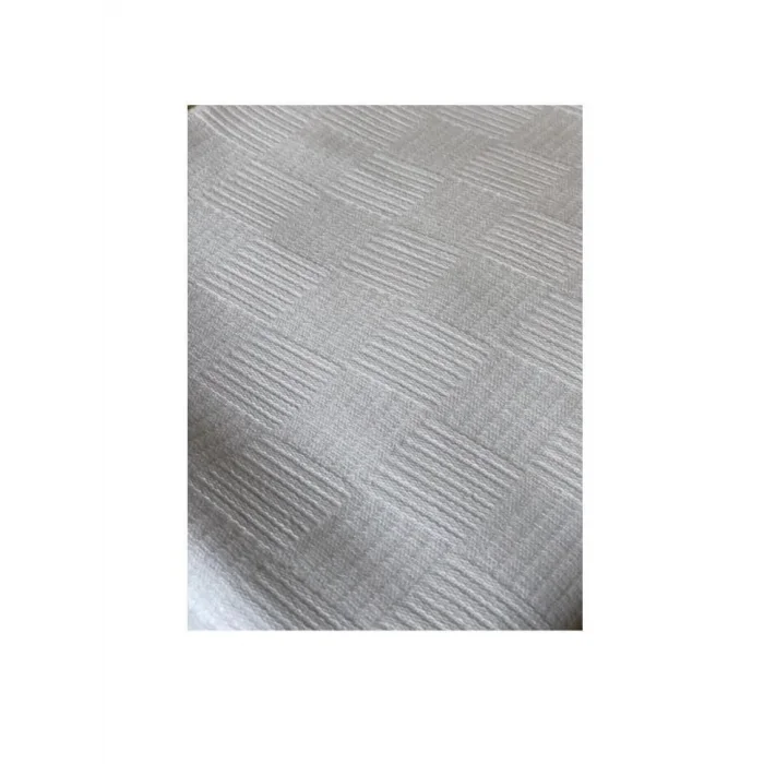  Nevresim Dünyası Tek Kişilik Pamuk Beyaz Tek Pike 160x240