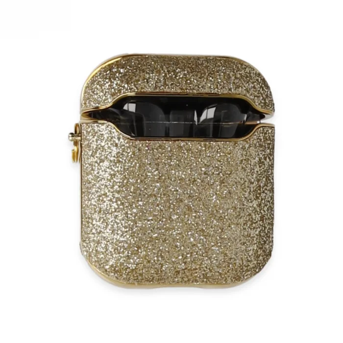 BUĞZ Airpods 2 (2.nesil) Spell Simli Kılıf - Gold