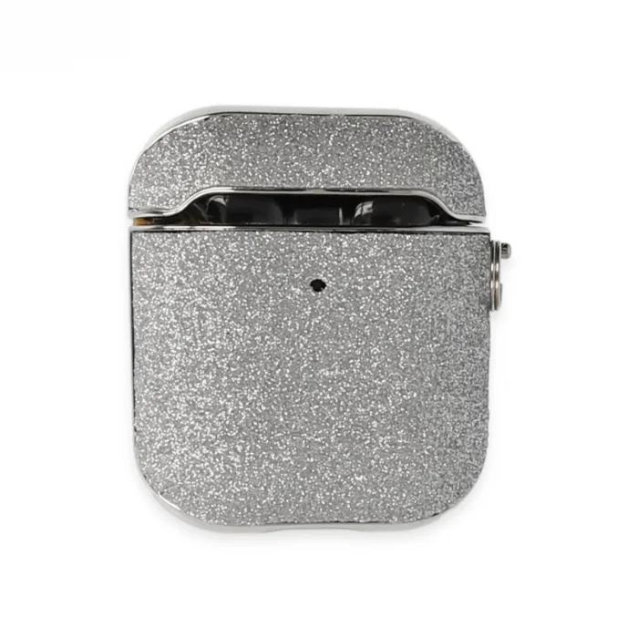 BUĞZ Airpods 2 (2.nesil) Spell Simli Kılıf - Gümüş