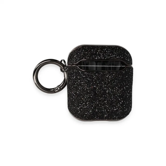 BUĞZ Airpods 2 (2.nesil) Spell Simli Kılıf - Siyah