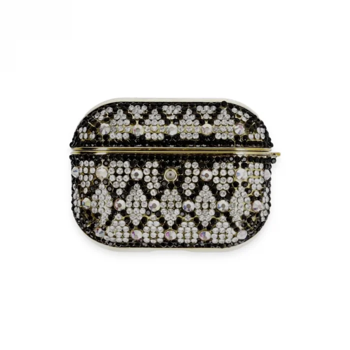 BUĞZ Airpods Pro 2 (2.nesil) Klor Taşlı Kılıf - Desen 2