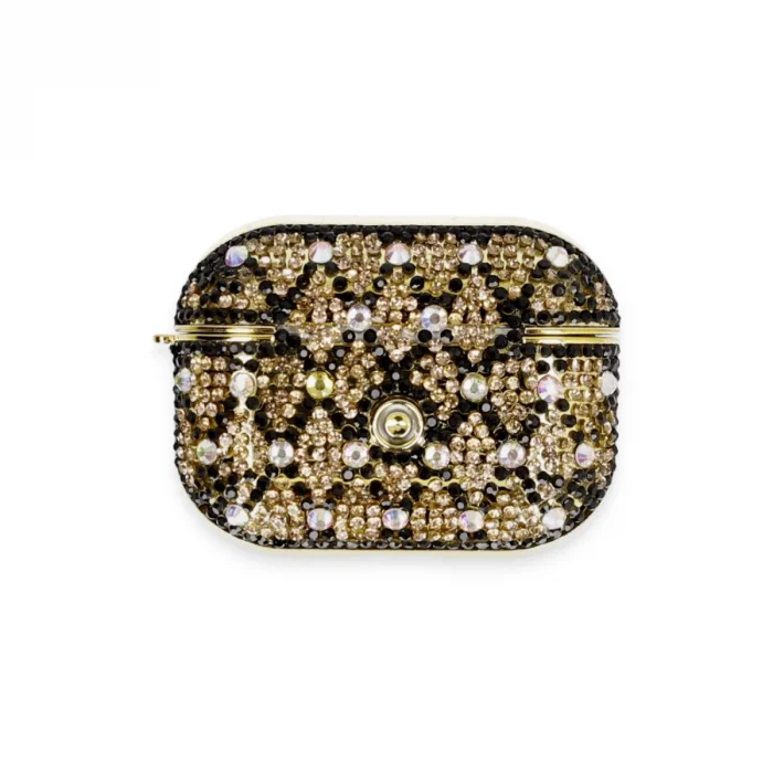 BUĞZ Airpods Pro 2 (2.nesil) Klor Taşlı Kılıf - Desen 4