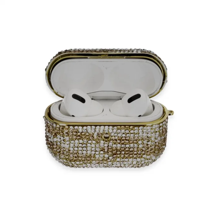 BUĞZ Airpods Pro 2 (2.nesil) Klor Taşlı Kılıf - Desen 6