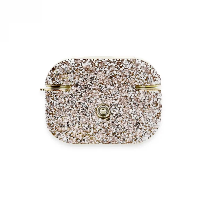 BUĞZ Airpods Pro 2 (2.nesil) Luz Taşlı Kılıf - Pembe