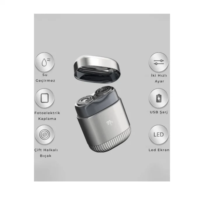BUĞZ Newface Cb-s2 Tıraş Makinesi - Gümüş