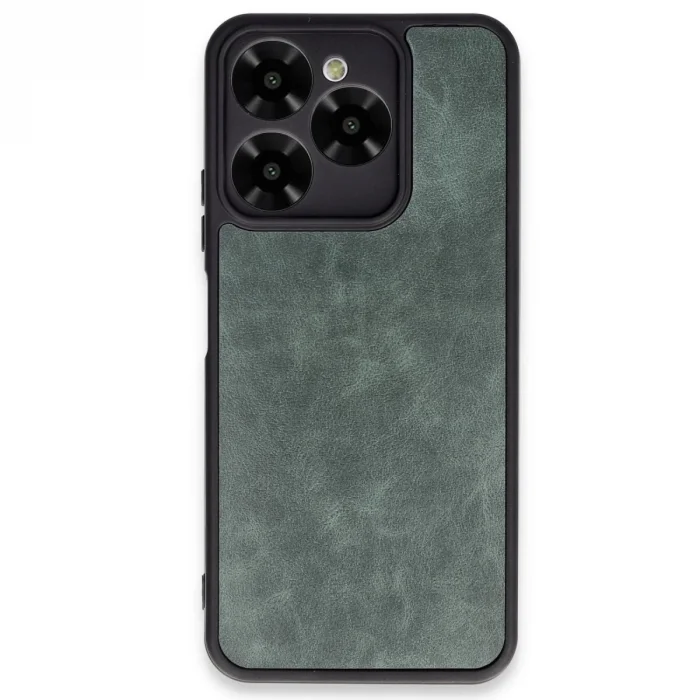 BUĞZ General Mobile Era 30 Kılıf Aras Deri Kapak - Koyu Yeşil