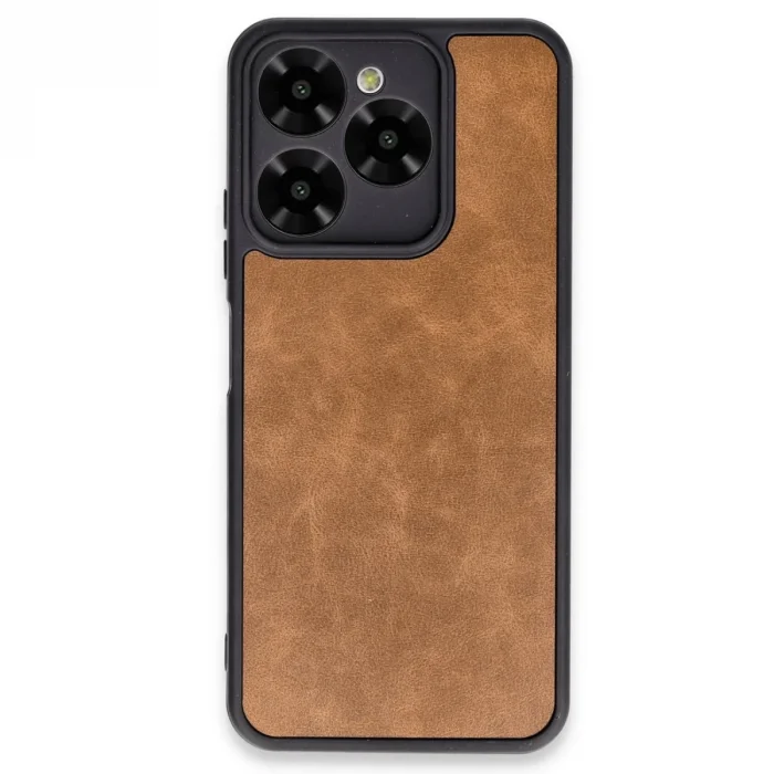 BUĞZ General Mobile Era 30 Kılıf Aras Deri Kapak - Taba