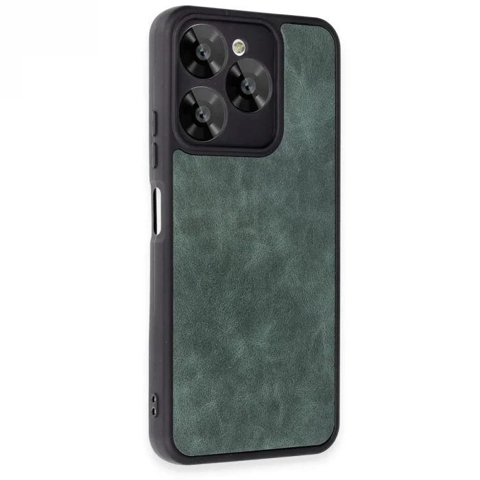 BUĞZ General Mobile Era 50 Kılıf Aras Deri Kapak - Koyu Yeşil