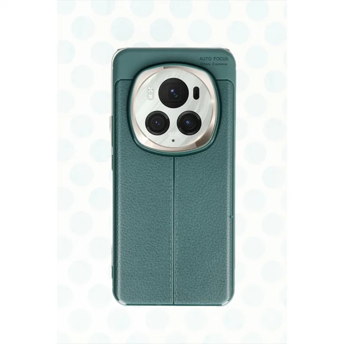 BUĞZ Huawei Honor Magic 6 Pro Kılıf Auto Focus Kapak - Koyu Yeşil