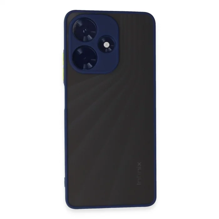 BUĞZ İnfinix Hot 30 4g Kılıf Montreal Silikon Kapak - Lacivert