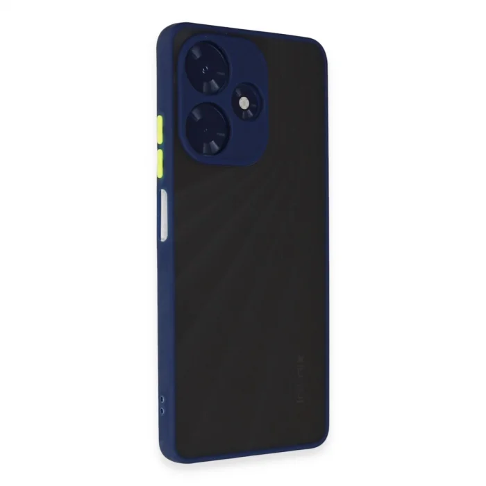 BUĞZ İnfinix Hot 30 4g Kılıf Montreal Silikon Kapak - Lacivert