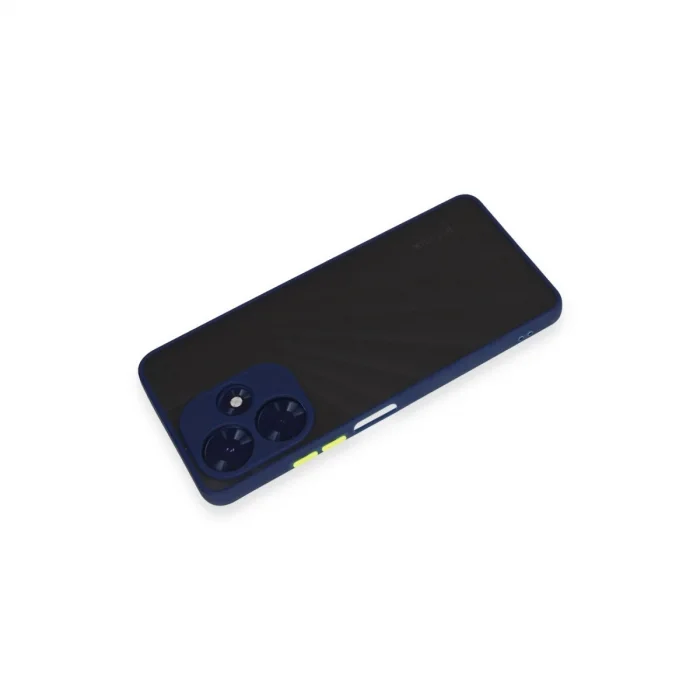 BUĞZ İnfinix Hot 30 4g Kılıf Montreal Silikon Kapak - Lacivert