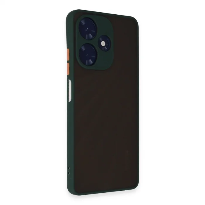 BUĞZ İnfinix Hot 30 4g Kılıf Montreal Silikon Kapak - Yeşil