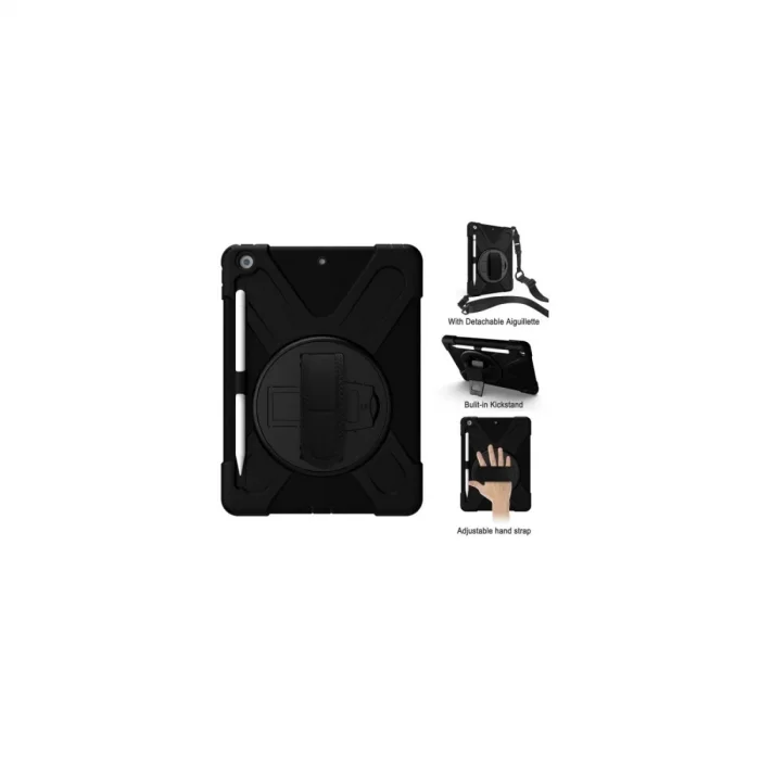 BUĞZ İpad Air 11 (2024) Kılıf Amazing Tablet Kapak - Siyah