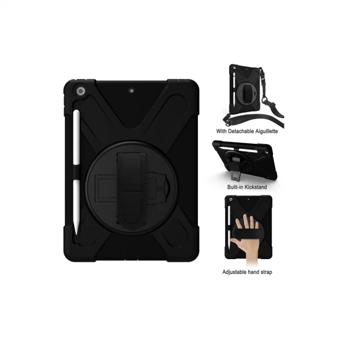 BUĞZ İpad Pro 13 (2024) Kılıf Amazing Tablet Kapak - Siyah