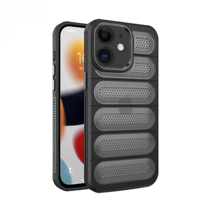 BUĞZ İphone 11 Kılıf Airmax Silikon Kapak - Siyah