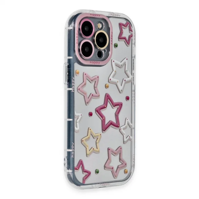 BUĞZ İphone 14 Pro Max Kılıf Reflexion Desenli Kapak - Desen 3