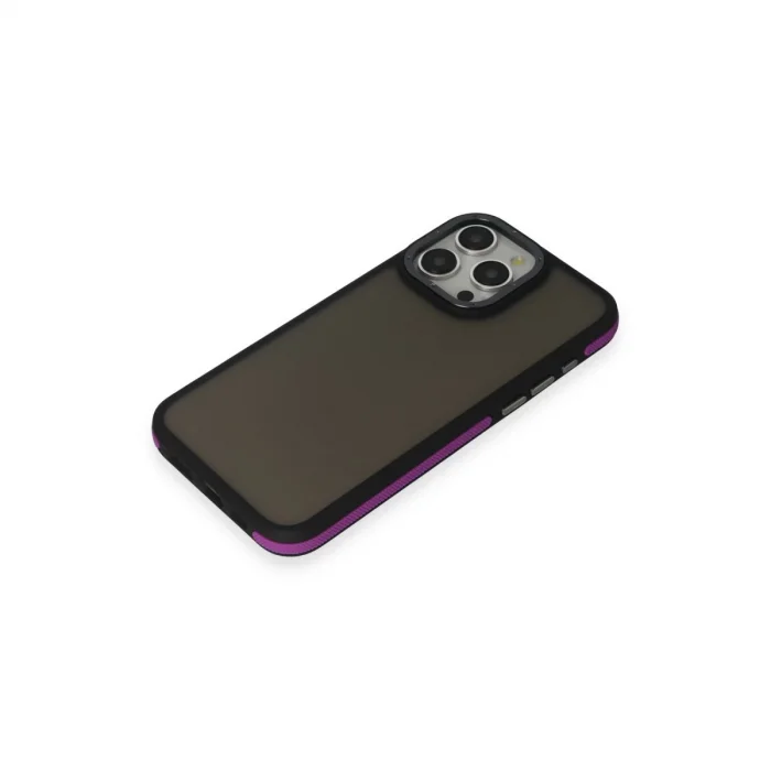 BUĞZ İphone 15 Pro Harvel Kapak - Derin Mor