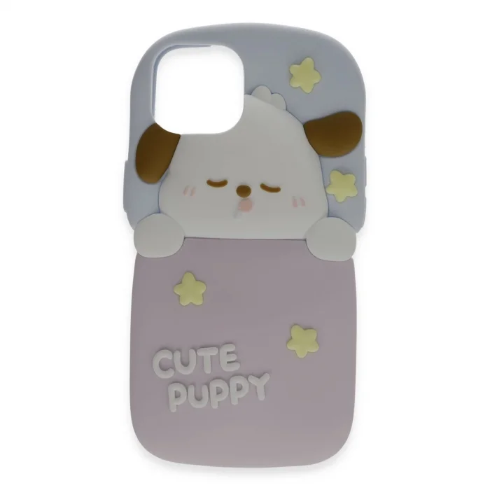 BUĞZ İphone 15 Pro Kılıf Poky Karakter Silikon Kapak - Desen 9