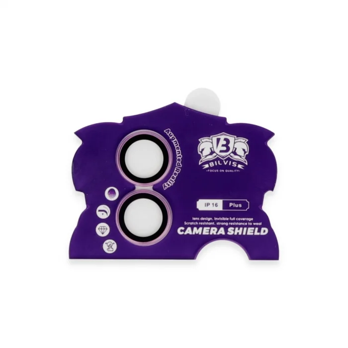 BUĞZ İphone 16 Bilvis Titan Kamera Lens - Pembe