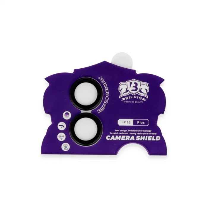 BUĞZ İphone 16 Bilvis Titan Kamera Lens - Siyah