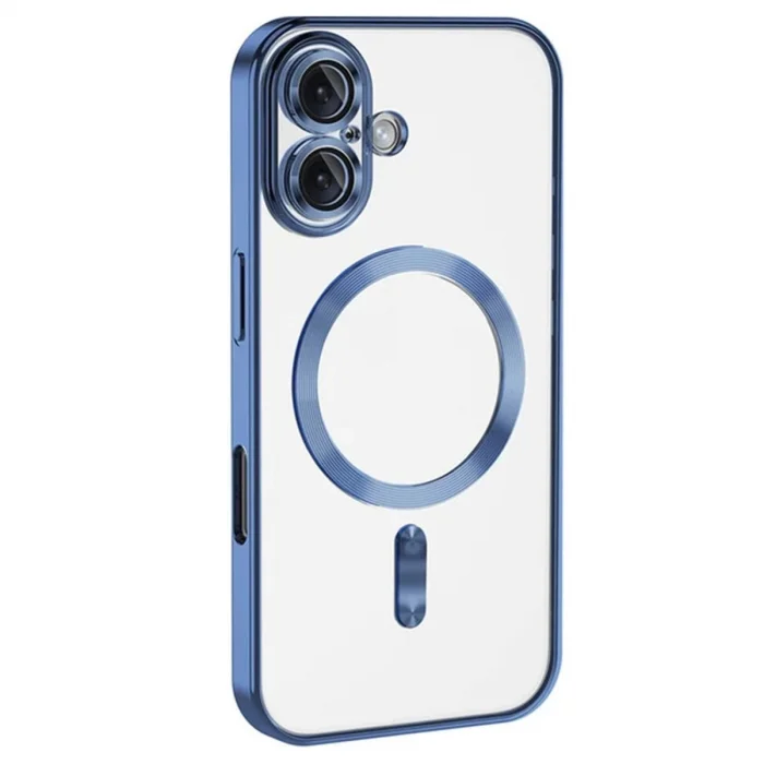 BUĞZ İphone 16 Plus Kılıf Kross Magneticsafe Kapak - Mavi