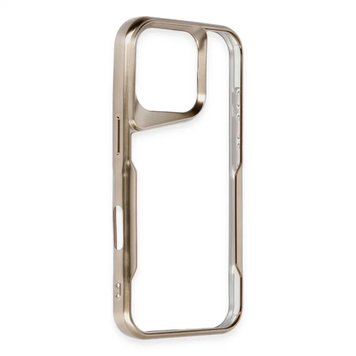 BUĞZ İphone 16 Pro Kılıf Boyi Silikon Kapak - Desert