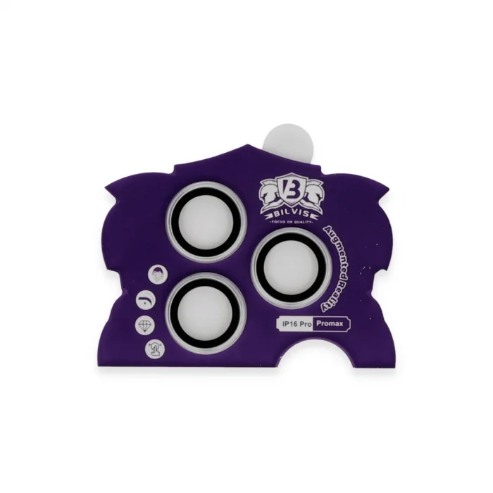 BUĞZ İphone 16 Pro Max Bilvis Titan Kamera Lens - Gümüş