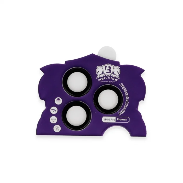 BUĞZ İphone 16 Pro Max Bilvis Titan Kamera Lens - Siyah