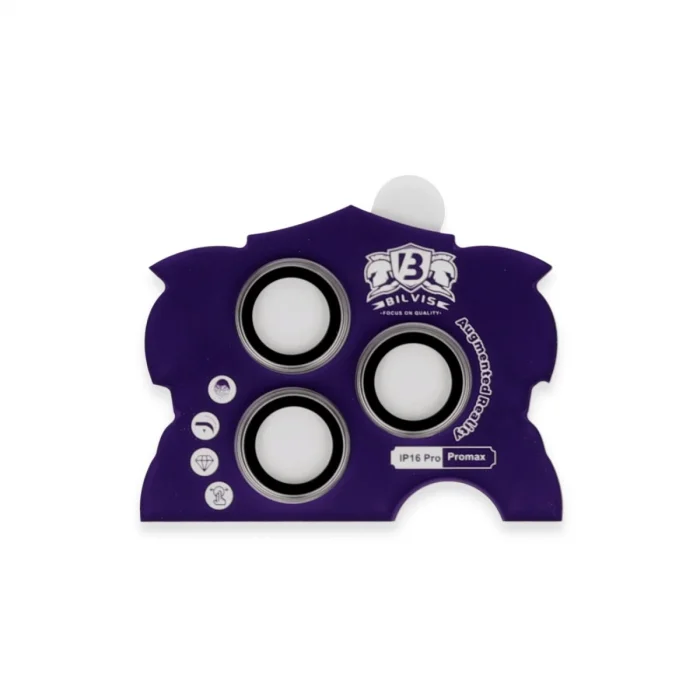 BUĞZ İphone 16 Pro Max Bilvis Titan Kamera Lens - Titan Gri