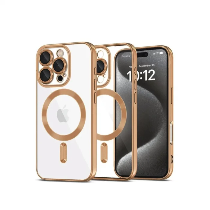 BUĞZ İphone 16 Pro Max Kılıf Kross Magneticsafe Kapak - Çöl Titanyum