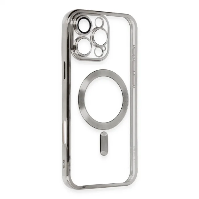 BUĞZ İphone 16 Pro Max Kılıf Kross Magneticsafe Kapak - Titan Gri