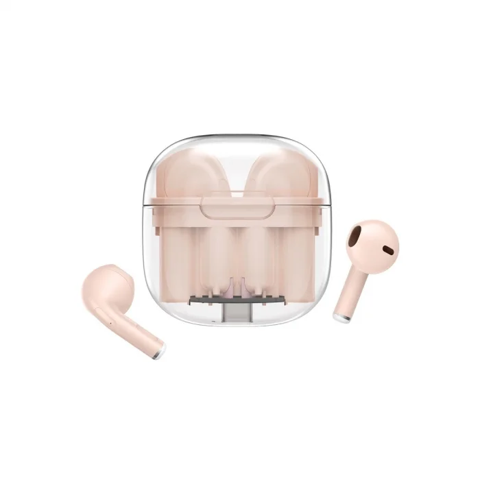 BUĞZ Ls-09 Bluetooth 5.3 Tws Kablosuz Airpods Kulaklık - Pembe
