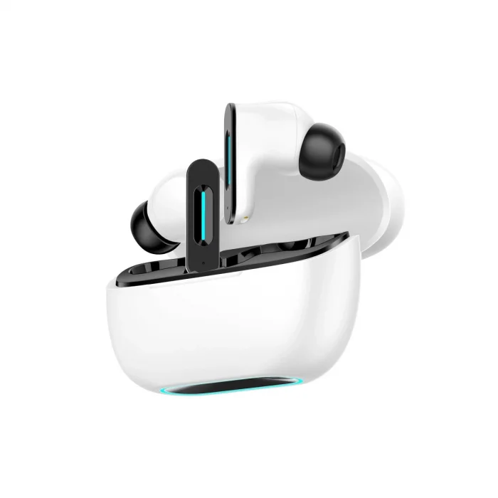 BUĞZ Ls-518 Aktif Gürültü Engelleyici Özellikli Tws Airpods Kulaklık - Beyaz-siyah
