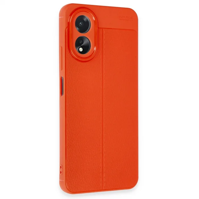 BUĞZ Oppo A38 Kılıf Auto Focus Kapak - Kırmızı
