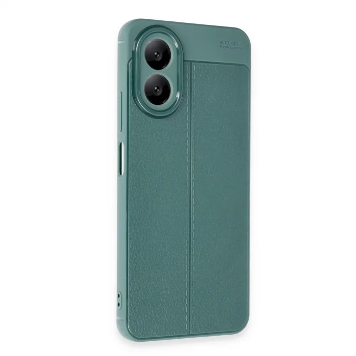 BUĞZ Oppo A38 Kılıf Auto Focus Kapak - Koyu Yeşil