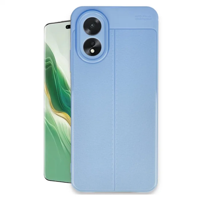 BUĞZ Oppo A38 Kılıf Auto Focus Kapak - Mavi