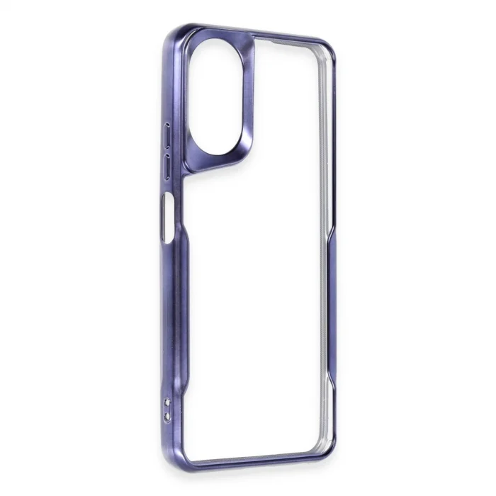 BUĞZ Oppo A38 Kılıf Boyi Silikon Kapak - Lacivert