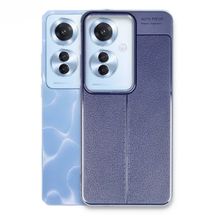 BUĞZ Oppo Reno 11f Kılıf Auto Focus Kapak - Lacivert