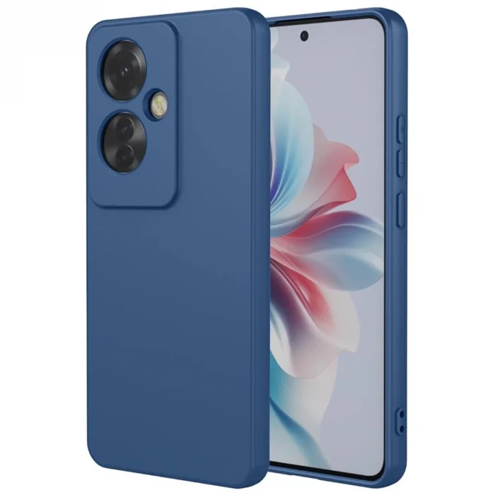 BUĞZ Oppo Reno 11f Kılıf First Silikon - Lacivert