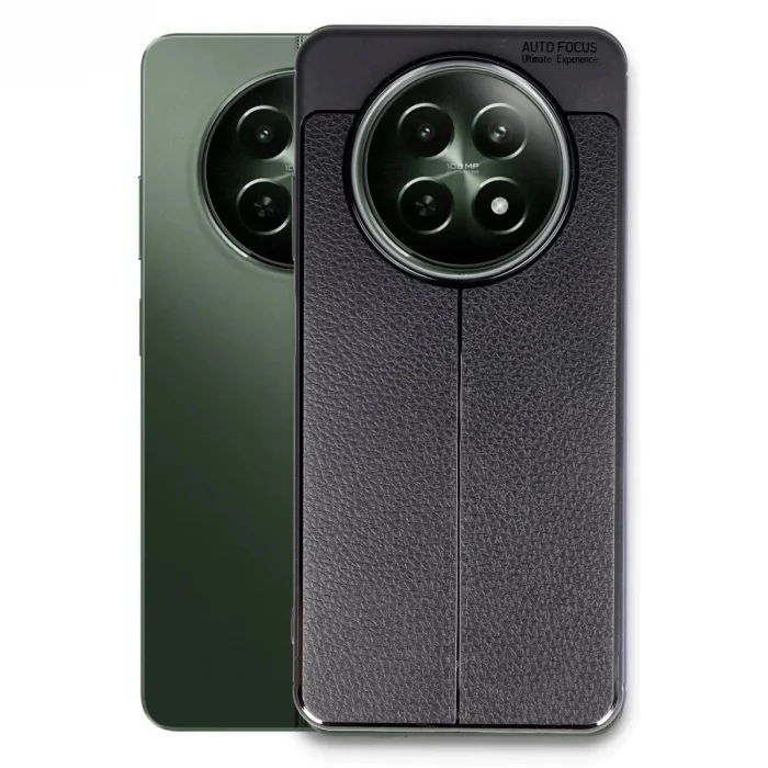 BUĞZ Realme 12 5g Kılıf Auto Focus Kapak - Siyah